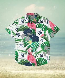 New York Yankees Flamingo Hawaiian Shirt