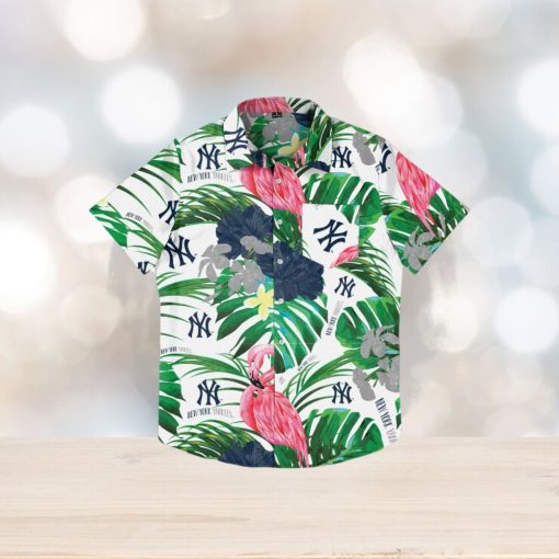 New York Yankees Flamingo Hawaiian Shirt