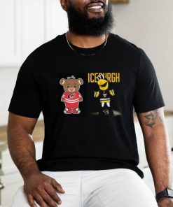 News Pittsburgh Penguins VS Carolina Hurricanes NHL 2024 mascot cartoon hockey shirt