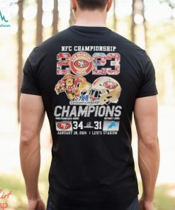 Nfc Championship 2023 49Ers winners Lions 34 31 Shirt
