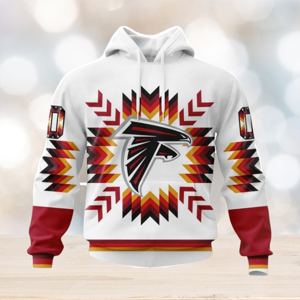 Nfl Atlanta Falcons Special Design Part With Native Pattern Hoodie 3D All Over Print Nfl Atlanta Falcons Special Design Part With Native Pattern Hoodie 3D All Over Print