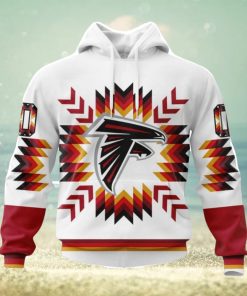 Nfl Atlanta Falcons Special Design Part With Native Pattern Hoodie 3D All Over Print