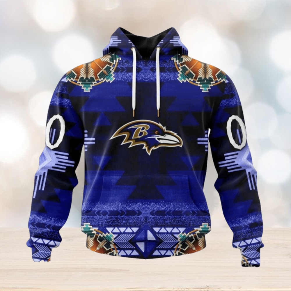Nfl Baltimore Ravens Special Native Costume Design Hoodie 3D All Over Print Nfl Baltimore Ravens Special Native Costume Design Hoodie 3D All Over Print