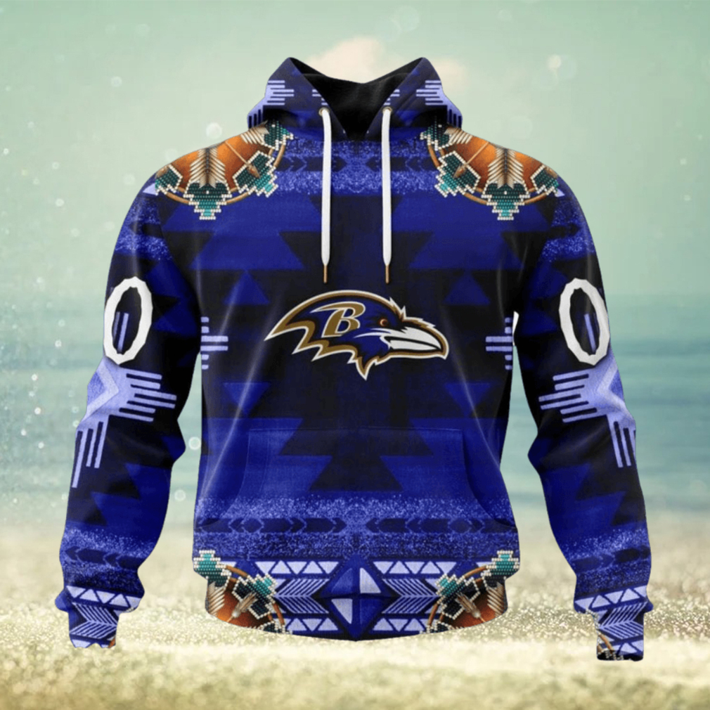 Nfl Baltimore Ravens Special Native Costume Design Hoodie 3D All Over Print Nfl Baltimore Ravens Special Native Costume Design Hoodie 3D All Over Print