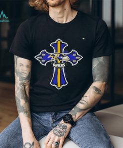 Nfl Blue Crusader Cross Baltimore Ravens 2024 T Shirt