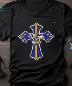 Nfl Blue Crusader Cross Baltimore Ravens 2024 T Shirt