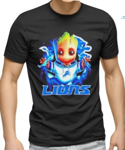 Nfl Detroit Lions Baby Groot Shirt