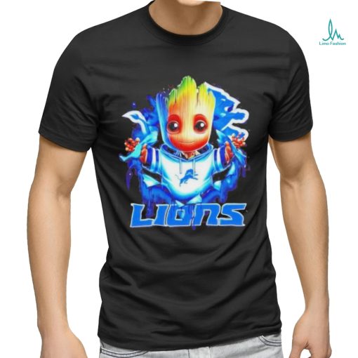 Nfl Detroit Lions Baby Groot Shirt