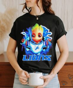 Nfl Detroit Lions Baby Groot Shirt