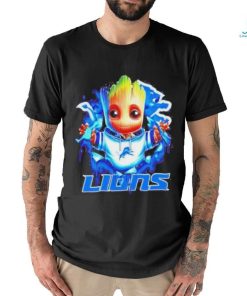 Nfl Detroit Lions Baby Groot Shirt
