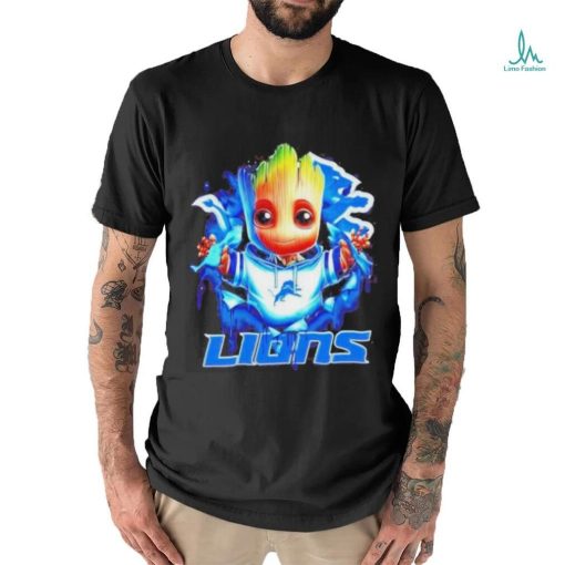 Nfl Detroit Lions Baby Groot Shirt