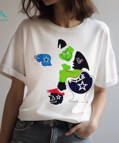 Nfl Grinch Houston Texans And Dallas Cowboys Shirt, hoodie, sweater, long sleeve and tank top Nfl Grinch Houston Texans And Dallas Cowboys Shirt