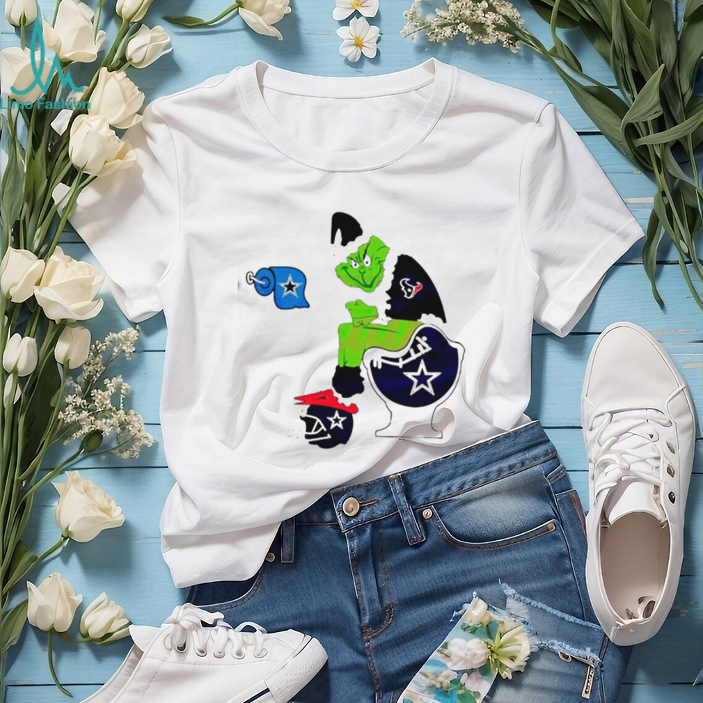 Nfl Grinch Houston Texans And Dallas Cowboys Shirt Nfl Grinch Houston Texans And Dallas Cowboys Shirt