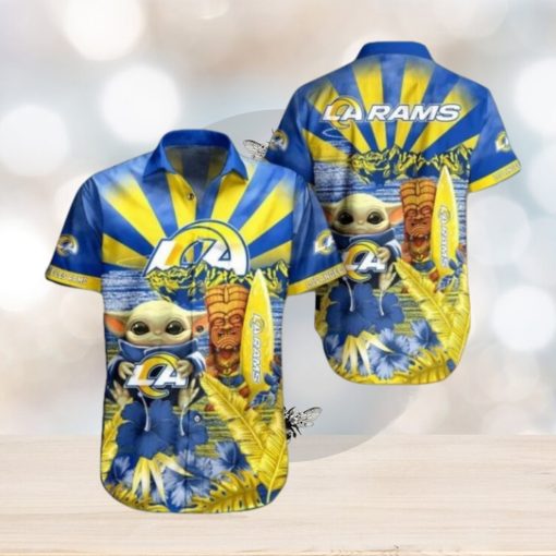 Nfl Los Angeles Rams Baby Yoda Style Hot Trends Summber Trendy Hawaiian Shirt