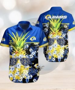 Nfl Los Angeles Rams Pineapple Design New Trending Trendy Hawaiian Shirt Aloha Shirt