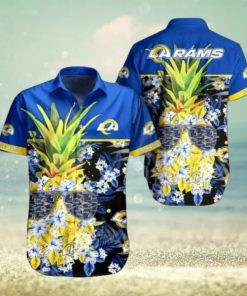 Nfl Los Angeles Rams Pineapple Design New Trending Trendy Hawaiian Shirt Aloha Shirt