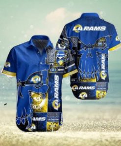 Nfl Los Angeles Rams Skull New Trend Summber Trendy Hawaiian Shirt Aloha Shirt