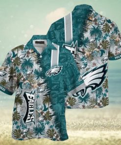 Nfl Philadelphia Eagles Green Grey Trendy Hawaiian Shirt