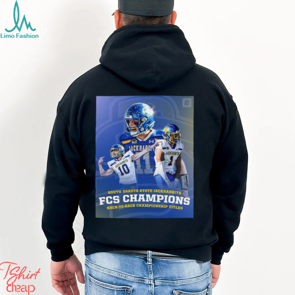 Nice The jackrabbits back to back fcs champions shirt Nice The jackrabbits back to back fcs champions shirt