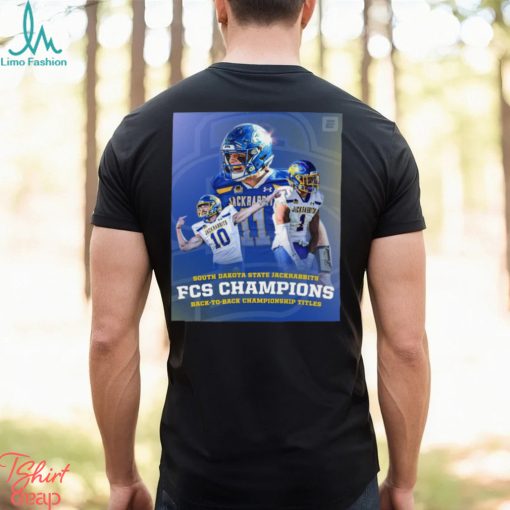 Nice The jackrabbits back to back fcs champions shirt