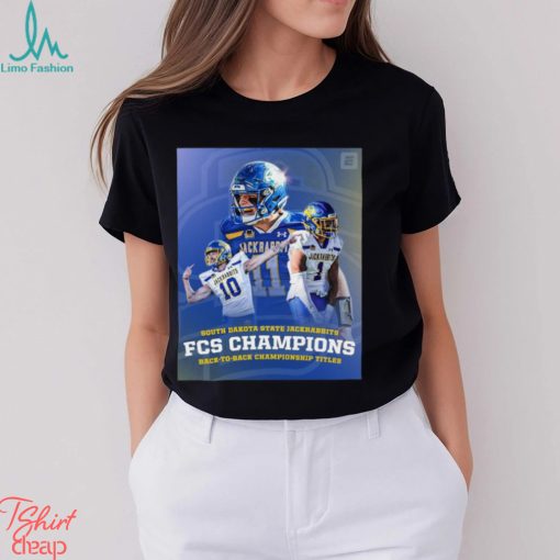 Nice The jackrabbits back to back fcs champions shirt