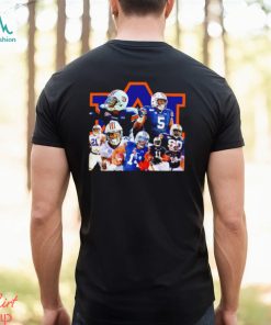 Nice auburn Tigers football players graphic shirt