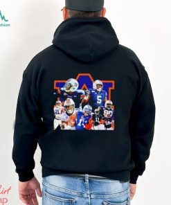 Nice auburn Tigers football players graphic shirt