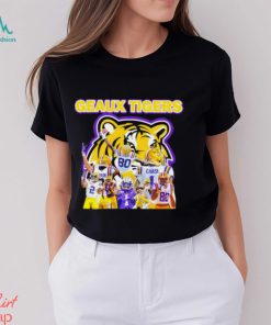 Nice geaux Tigers football legends graphic shirt