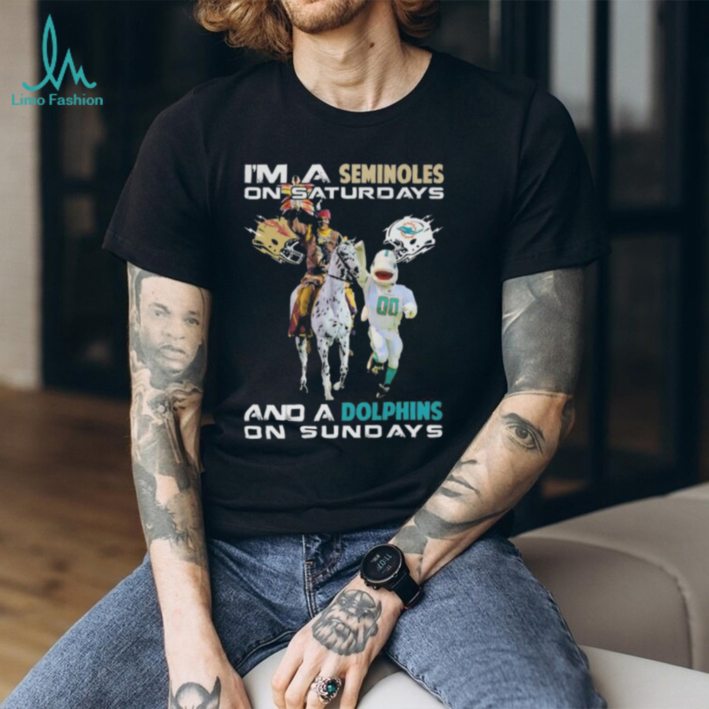 Nice i’m A Nittany Seminoles On Saturdays And A Dolphins On Sundays Shirt Nice i’m A Nittany Seminoles On Saturdays And A Dolphins On Sundays Shirt