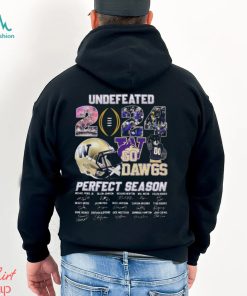 Nice washington huskies mascot undefeated 2024 go dawgs perfect season signatures shirt