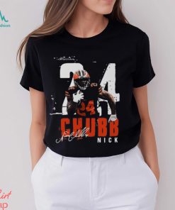 Nick Chubb #24 Running Back Football Cleveland Fans Unisex T Shirt