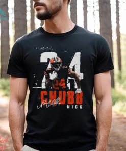 Nick Chubb #24 Running Back Football Cleveland Fans Unisex T Shirt