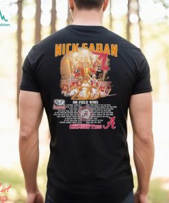 Nick Saban 200 On Field Wins Alabama Crimson Tide Shirt