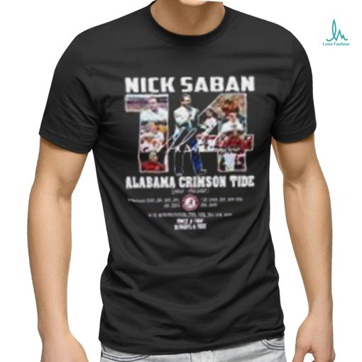 Nick Saban Alabama Crimson Tide Shirt