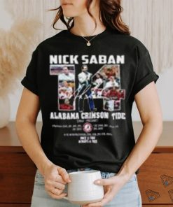 Nick Saban Alabama Crimson Tide Shirt