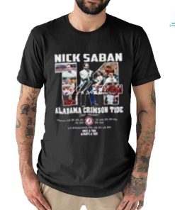 Nick Saban Alabama Crimson Tide Shirt