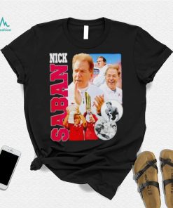 Nick Saban head coach Alabama Crimson Tide vintage shirt