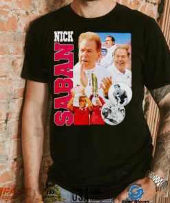 Nick Saban head coach Alabama Crimson Tide vintage shirt