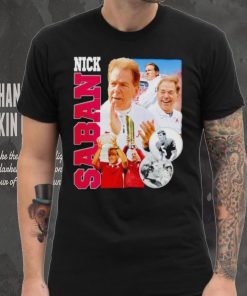 Nick Saban head coach Alabama Crimson Tide vintage shirt