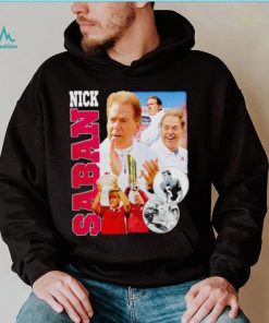 Nick Saban head coach Alabama Crimson Tide vintage shirt