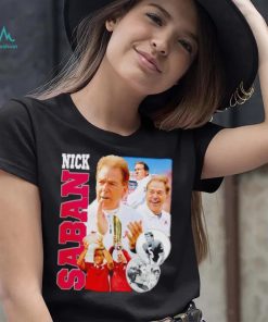 Nick Saban head coach Alabama Crimson Tide vintage shirt
