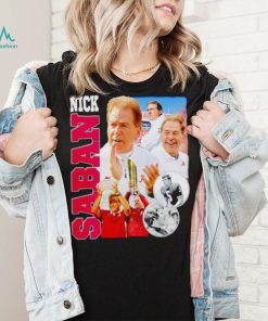 Nick Saban head coach Alabama Crimson Tide vintage shirt
