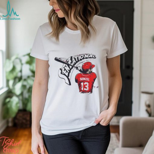 Nick senzel Washington nationals senzational mlbpa baseball T shirt
