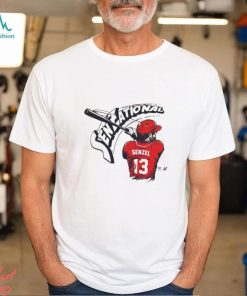 Nick senzel Washington nationals senzational mlbpa baseball T shirt
