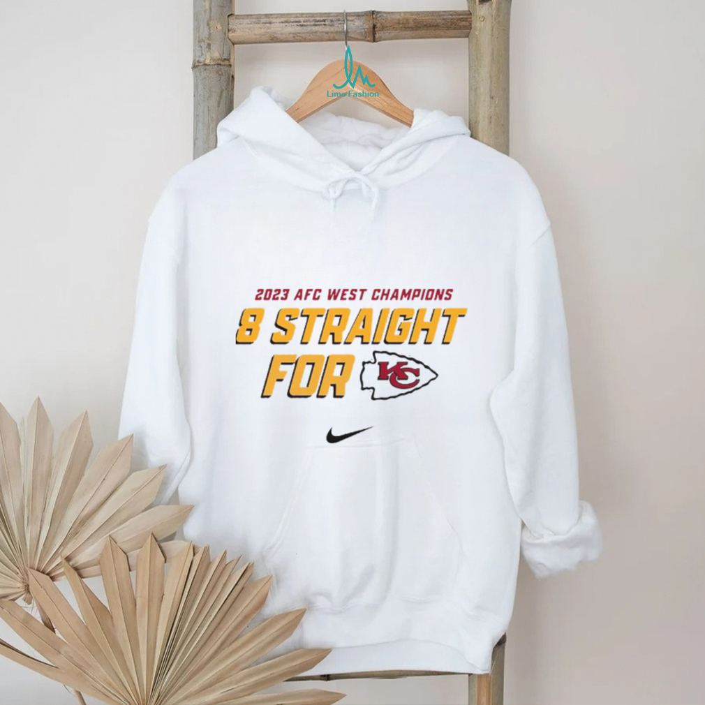 Nike 2023 AFC West Division Champions 8 Straight For Kansas City Chiefs Shirt Nike 2023 AFC West Division Champions 8 Straight For Kansas City Chiefs Shirt