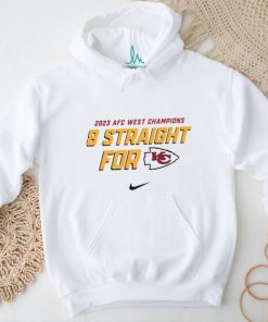 Nike 2023 AFC West Division Champions 8 Straight For Kansas City Chiefs Shirt