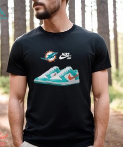 Nike Dunk Low NFL Miami Dolphins Sneaker Gift For Fans Unisex T Shirt, hoodie, sweater, long sleeve and tank top Nike Dunk Low NFL Miami Dolphins Sneaker Gift For Fans Unisex T Shirt