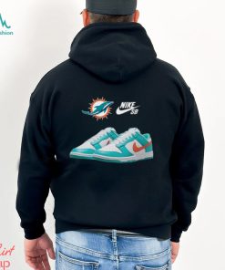 Nike Dunk Low NFL Miami Dolphins Sneaker Gift For Fans Unisex T Shirt, hoodie, sweater, long sleeve and tank top Nike Dunk Low NFL Miami Dolphins Sneaker Gift For Fans Unisex T Shirt