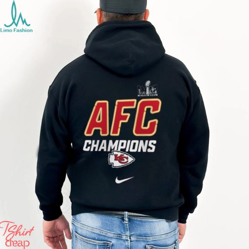 Nike Kansas City Chiefs AFC Champions Super Bowl LVIII Shirt