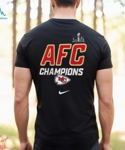 Nike Kansas City Chiefs AFC Champions Super Bowl LVIII Shirt